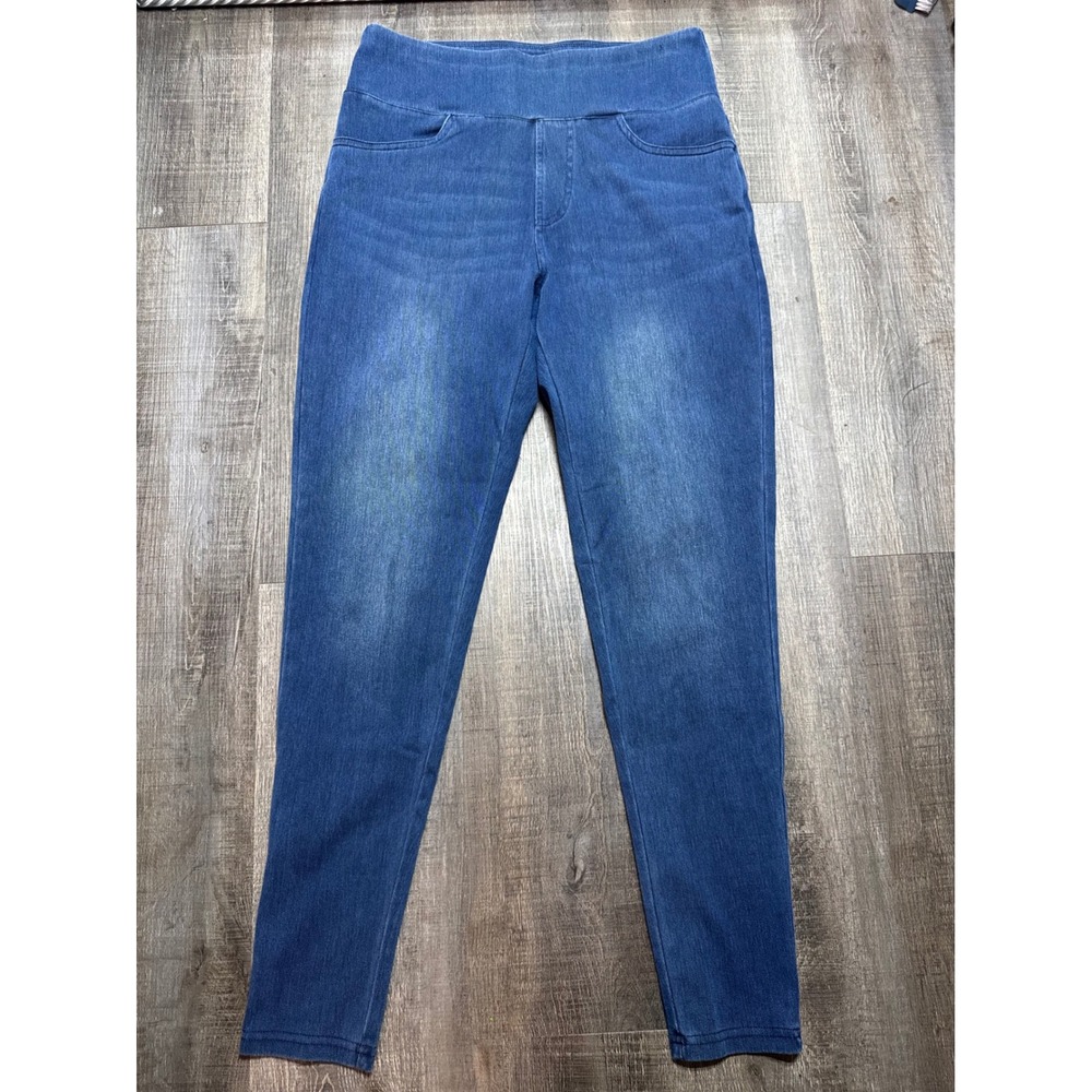 Halara Women Medium Blue High Waisted Denim Leggings Skinny Jeggings Size M